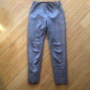 Zara Taupe Plaid Pants Small